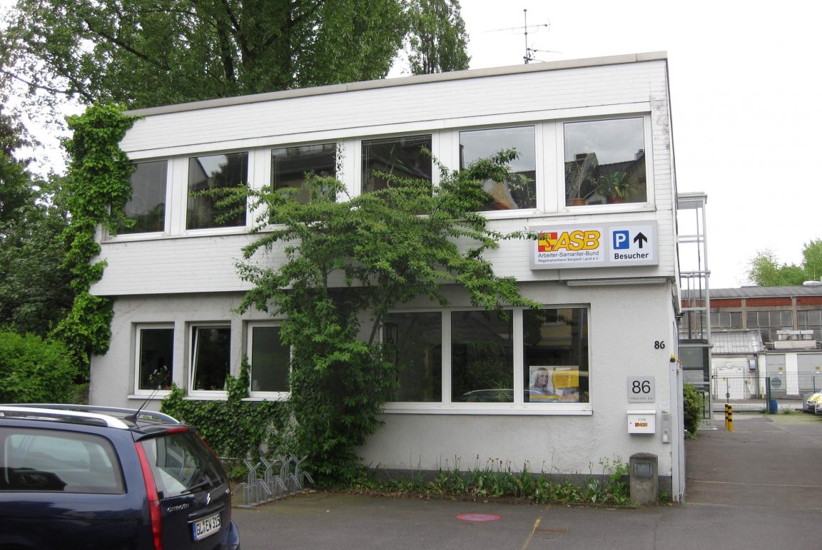 Erweiterung Verwaltungsgebäude des Arbeiter- Samariter- Bund RV Bergisch Land e.V. im Zentrum von Bergisch Gladbach