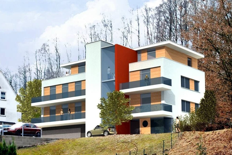 Neubau eines Wohnhauses mit 5 Wohneinheiten - Effizienzhaus 70